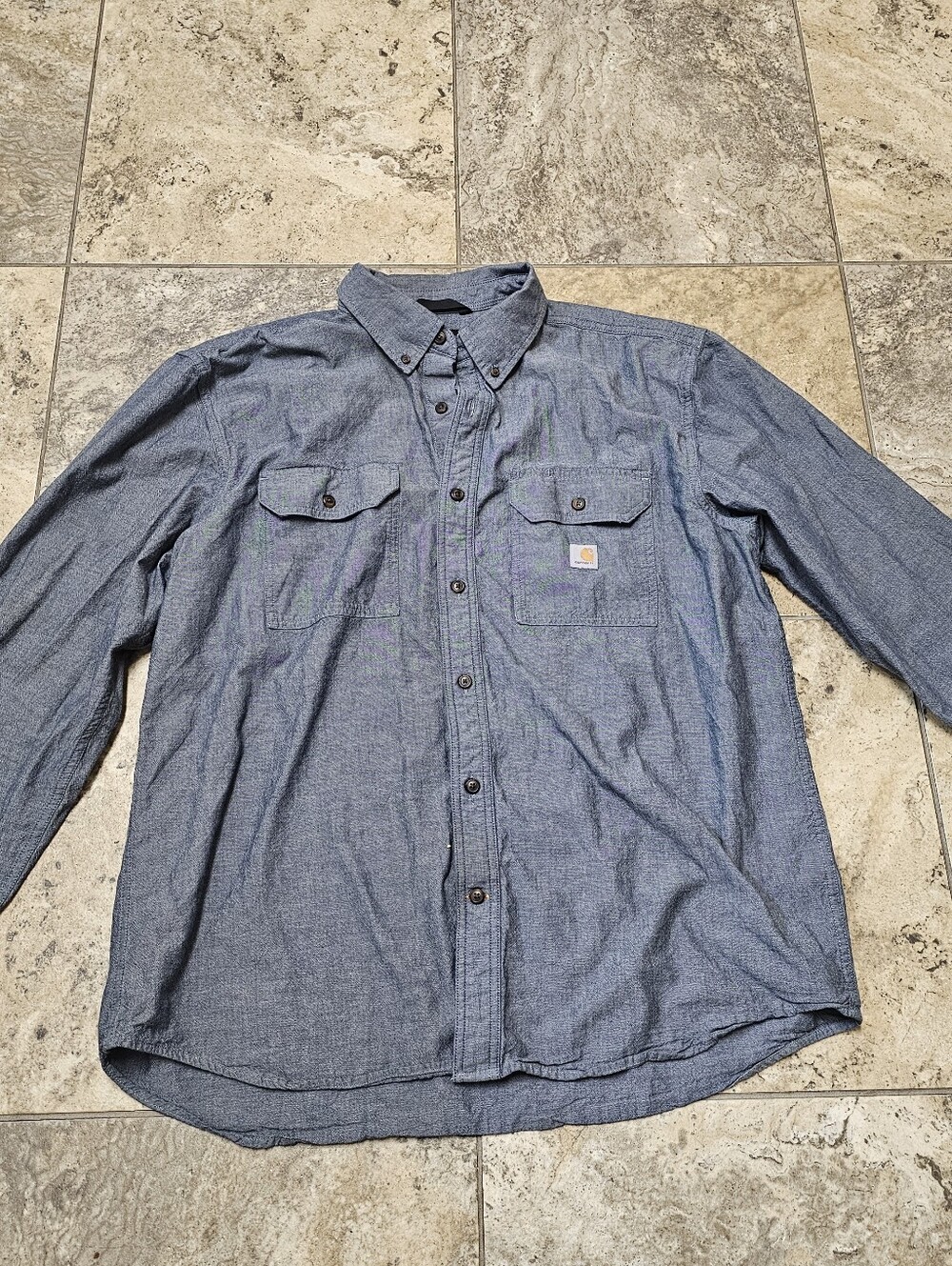 Carhartt Loose Fit XL Long Sleeve Button Down Shirt